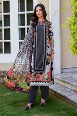 3-PC  Printed Lawn Suit CP6-21 PSOK