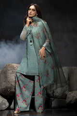 3-PC Mukaish Organza Suit CMA-4-102