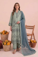 3-PC Stitched Embroidered CMA-6-424