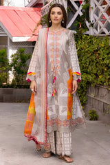 3-PC Stitched Embroidered Lawn Collection CRB6-16P