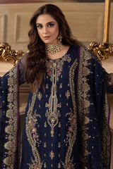 3-Pc Premium Luxury Handwork Chiffon with Premium Embroidered Dupatta Suit DJW4-01 P