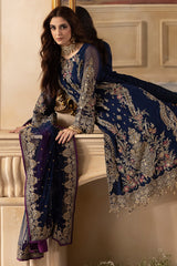 3-Pc Premium Luxury Handwork Chiffon with Premium Embroidered Dupatta Suit DJW4-01 P