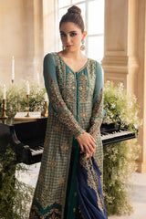 3-Pc Premium Luxury Handwork Chiffon with Premium Embroidered Dupatta Suit DJW4-07 P