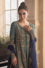 3-Pc Premium Luxury Handwork Chiffon with Premium Embroidered Dupatta Suit DJW4-07 P