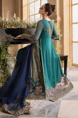 3-Pc Premium Luxury Handwork Chiffon with Premium Embroidered Dupatta Suit DJW4-07 P