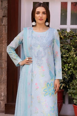 3-PC Stitched Embroidered Lawn Collection CRB6-18P