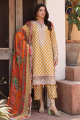 3-PC Stitched Embroidered Lawn  Collection RN6-09 PSOK