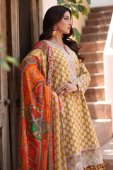 3-PC Stitched Embroidered Lawn  Collection RN6-09 PSOK
