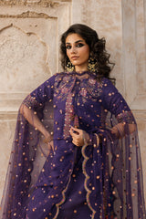 3-PC Embroidered Raw-Silk Suit CMA-5-040
