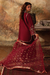 3-PC Embroidered Raw-Silk Suit CMA-5-068