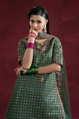 3-PC Embroidered Raw-Silk Suit CMA-6-238