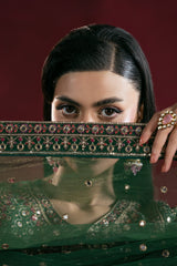 3-PC Embroidered Raw-Silk Suit CMA-6-238