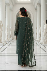 3-PC Embroidered Organza Suit CMA-5-133A