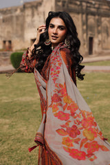 3-pc  Embroidered Printed Chiffon Collection VSL25-42 PSOK