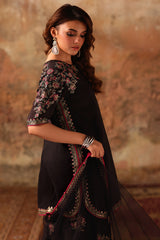 3-PC Embroidered Raw-Silk Suit CMA-5-066