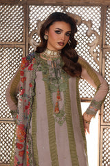 3-pc  Embroidered Printed Chiffon Collection VSL25-46 PSOK
