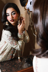 3-PC Embroidered Raw-Silk Suit CMA-5-097