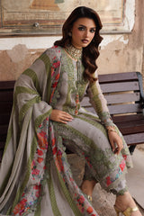3-pc  Embroidered Printed Chiffon Collection VSL25-46 PSOK