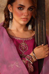 3-PC Embroidered Raw-Silk Suit CMA-5-083