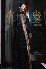 3-PC Embroidered Raw-Silk Suit CMA-5-136A