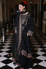 3-PC Embroidered Raw-Silk Suit CMA-5-136A