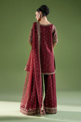 3-PC Embroidered Raw-Silk Suit CMA-6-236