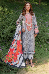3-PC Embroidered Lawn Collection CRN5-09