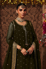 3-PC Embroidered Chiffon Suit CMA-5-144