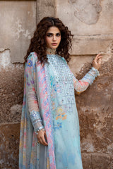 3-PC  Embroidered Chiffon Collection VSLW6-11 PSOK