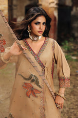 3-PC Embroidered Raw-Silk Suit CMA-5-082
