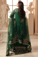 3-PC Stitched Embroidered  Luxury Chiffon  DJW6-03 PSOK