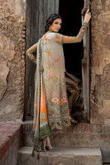 3-PC  Embroidered Chiffon Collection VSLW6-07 PSOK