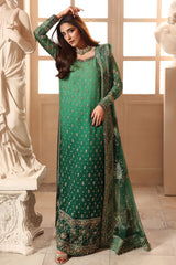 3-PC Stitched Embroidered  Luxury Chiffon  DJW6-03 PSOK