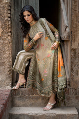 3-PC  Embroidered Chiffon Collection VSLW6-07 PSOK