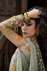 3-PC  Embroidered Chiffon Collection VSLW6-07 PSOK