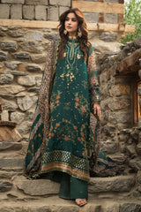 3-PC Unstitched Embroidered Chiffon Collection VSLW6-14 PSOK