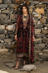 3-PC Unstitched Embroidered Chiffon Collection VSLW6-16 PSOK