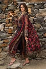 3-PC Unstitched Embroidered Chiffon Collection VSLW6-16 PSOK