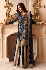 3-PC Stitched Embroidered  Luxury Chiffon  DJW6-02 PSOK
