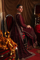 3-PC Embroidered Chiffon Suit CMA-5-145