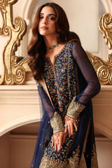 3-PC Stitched Embroidered  Luxury Chiffon  DJW6-02 PSOK
