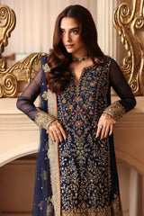 3-PC Stitched Embroidered  Luxury Chiffon  DJW6-02 PSOK