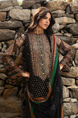 3-PC Unstitched Embroidered Chiffon Collection VSLW6-15 PSOK