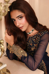 3-PC Stitched Embroidered  Luxury Chiffon  DJW6-02 PSOK