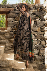 3-PC Unstitched Embroidered Chiffon Collection VSLW6-15 PSOK