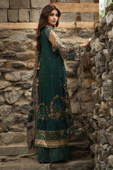 3-PC Unstitched Embroidered Chiffon Collection VSLW6-14 PSOK