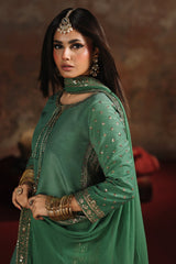 3-PC Embroidered Raw-Silk Suit CMA-5-171