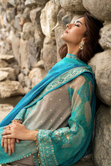 3-PC Unstitched Embroidered Chiffon Collection VSLW6-17 PSOK