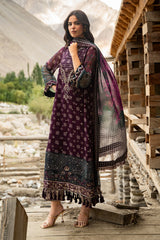 3-PC Unstitched Embroidered Chiffon Collection VSLW6-12 PSOK