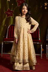 3-PC Embroidered Chiffon Suit CKP-5-182